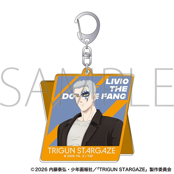 (Goods - Keychain) TRIGUN STARGAZE Acrylic Keychain - Livio the Double Fang