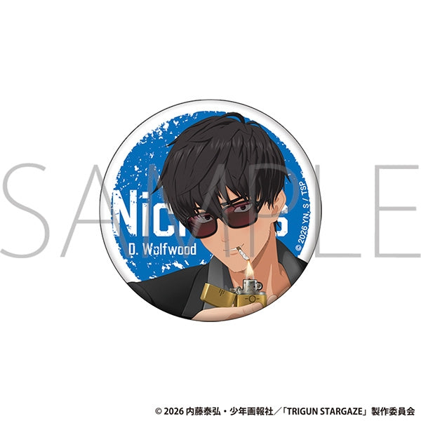 (Goods - Badge) TRIGUN STARGAZE Character Badge Set - Nicholas D. Wolfwood