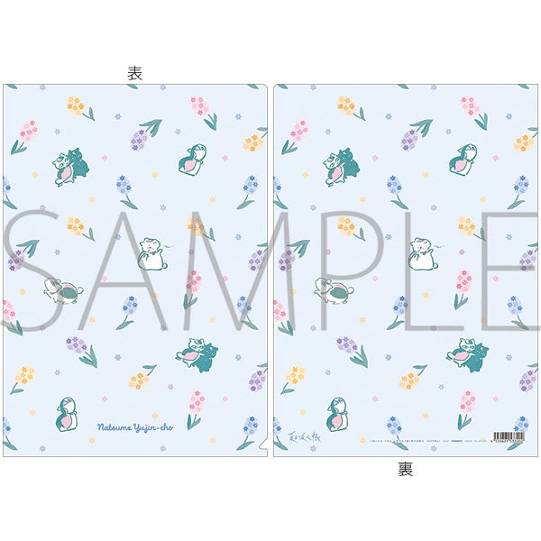 (Goods - Clear File) Natsume's Book of Friends (Natsume Yuujinchou) Nyanko Sensei Clear File Hyacinthus