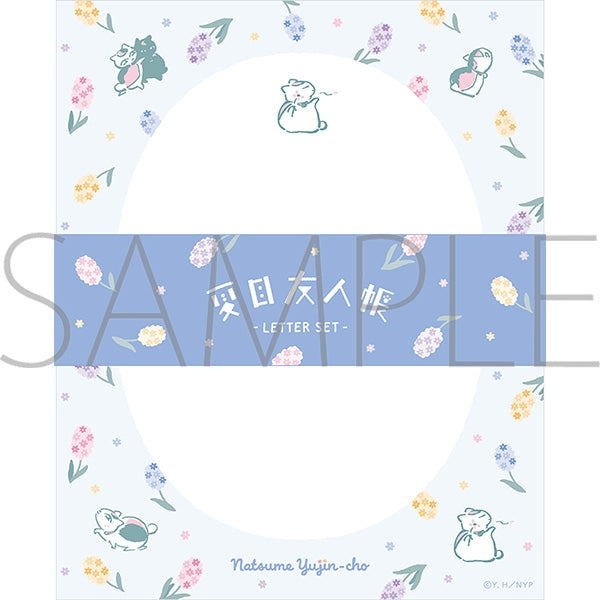 (Goods - Letter Set) Natsume's Book of Friends (Natsume Yuujinchou) Nyanko Sensei Letter Set Hyacinthus