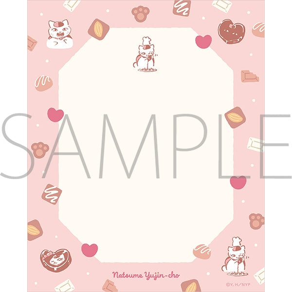 (Goods - Letter Set) Natsume's Book of Friends (Natsume Yuujinchou) Nyanko Sensei Letter Set Chocolate