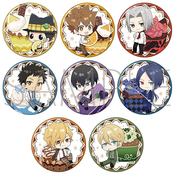 (Goods - Badge) REBORN! Chara Badge Collection Chibi Cupcake Ver. (Blind Box -Single)