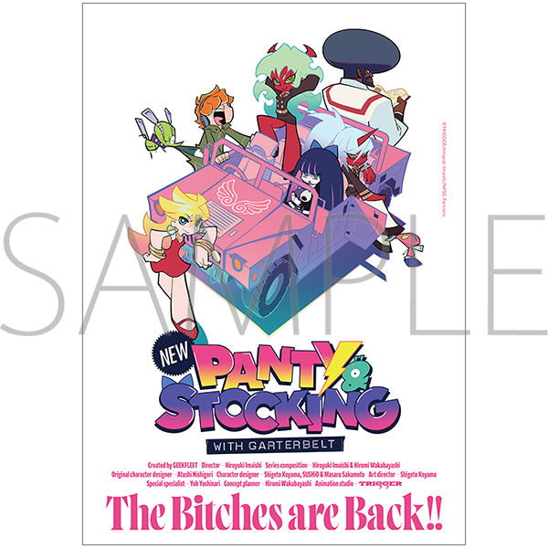 Goods - Tapestry) New PANTY & STOCKING with GARTERBELT Clear Poster T