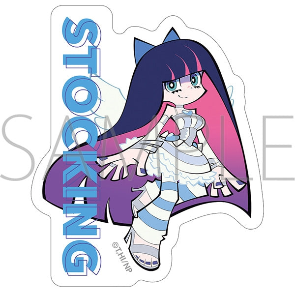 (Goods - Sticker) New PANTY & STOCKING with GARTERBELT Travel Sticker Stocking
