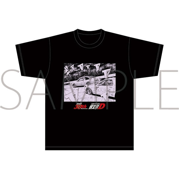 (Goods - Shirt) Initial D Manga Art Major Scene T-Shirt/B