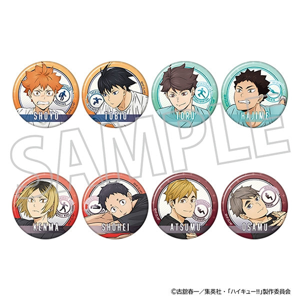 (Goods - Badge) Haikyu!! Chara Badge Collection Physical (Blind Box -Single)