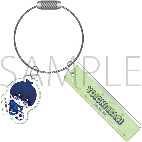 (Goods - Keychain) Blue Lock Season 2 Two Piece Acrylic Keychain / Yoichi Isagi Nui Pal Skip