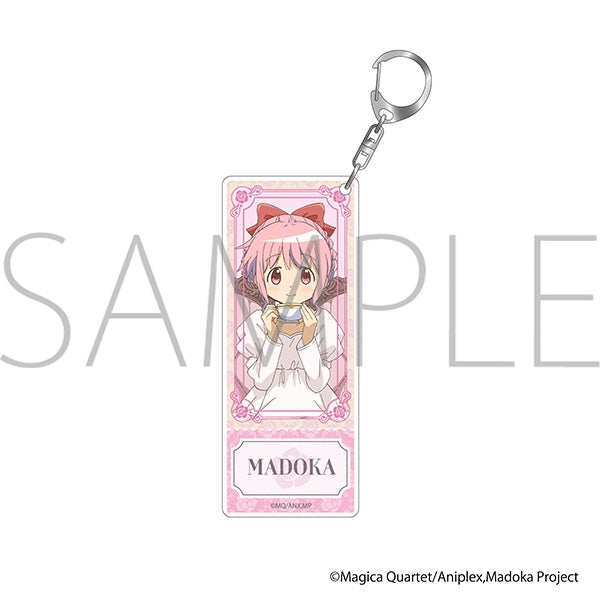 (Goods - Keychain) Puella Magi Madoka Magica Acrylic Ticket Keychain Madoka Kaname