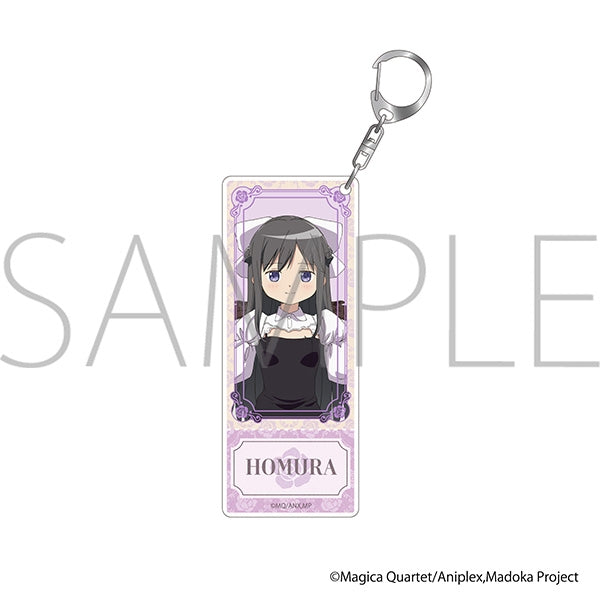 (Goods - Keychain) Puella Magi Madoka Magica Acrylic Ticket Keychain Homura Akemi
