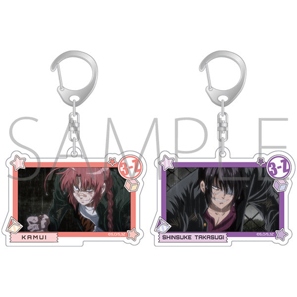 (Goods - Keychain) 3Z GINPACHI SENSEI Changing Keychain Takasugi & Kamui