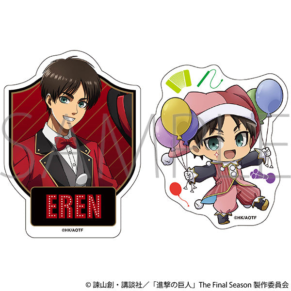 (Goods - Sticker) Attack on Titan Sticker Set - Eren