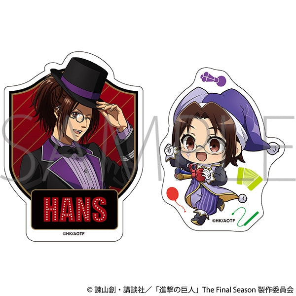 進撃の巨人 Goods - Sticker) Attack on Titan Sticker Set - Hans | animate USA