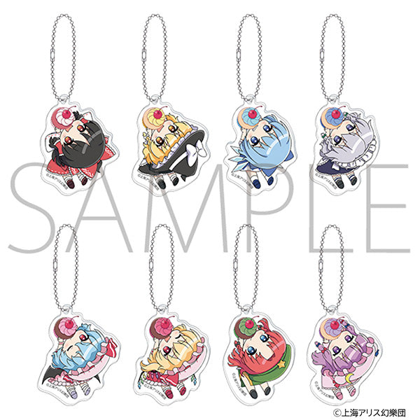 Goods - Keychain) Touhou Project Kapurikko Acrylic Keychain Collectio