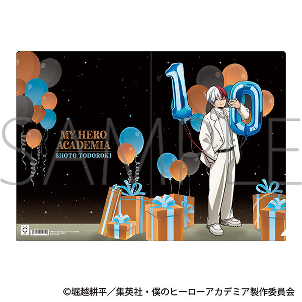 (Goods - Clear File) My Hero Academia Clear File Shoto Todoroki 10th Anniversary Sprint