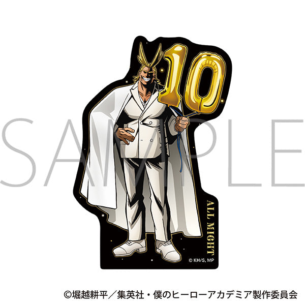 (Goods - Sticker) My Hero Academia Sticker All Might 10th Anniversary Sprint