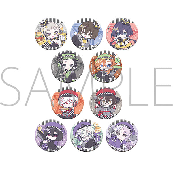 (Goods - Badge) Bungo Stray Dogs Holographic Chara Badge Collection / Pastel Pop (Blind Box -Single)