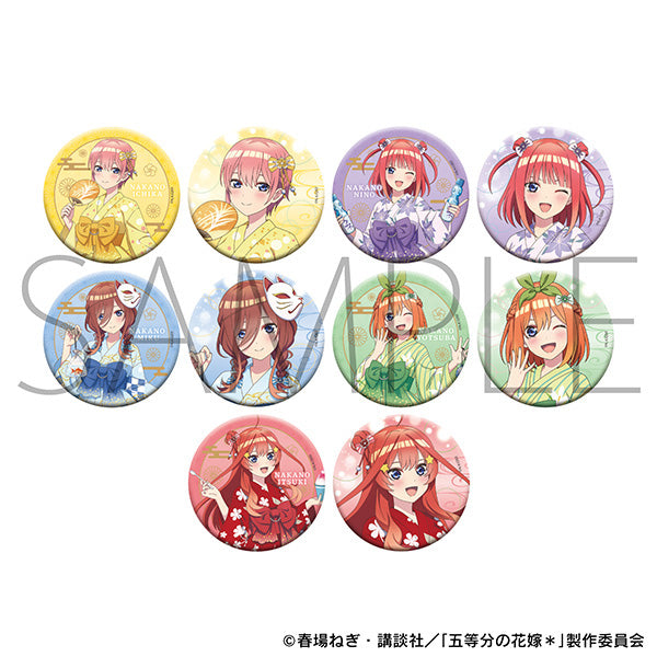 (Goods - Badge) The Quintessential Quintuplets* Holographic Chara Badge Collection (Blind Box -Single)