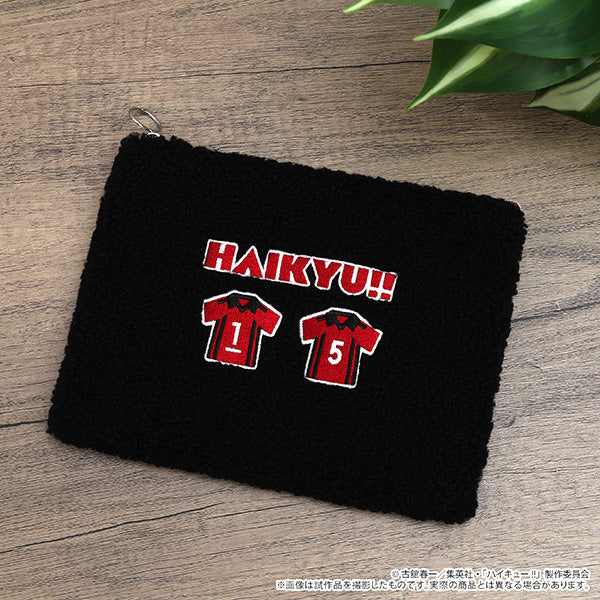 (Goods - Pouch) Haikyu!! Boa Pouch / Nekoma High