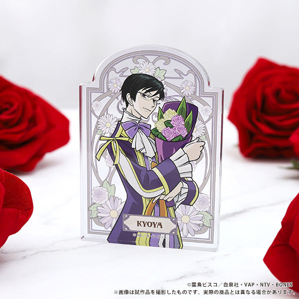 (Goods - Acrylic Block) Ouran High School Host Club Bouquet For You! Acrylic Block Kyoya Otori