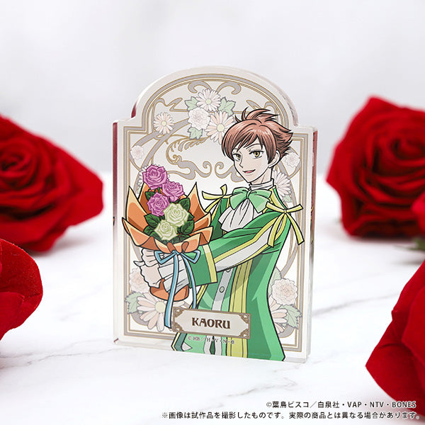 (Goods - Acrylic Block) Ouran High School Host Club Bouquet For You! Acrylic Block Kaoru Hitachiin