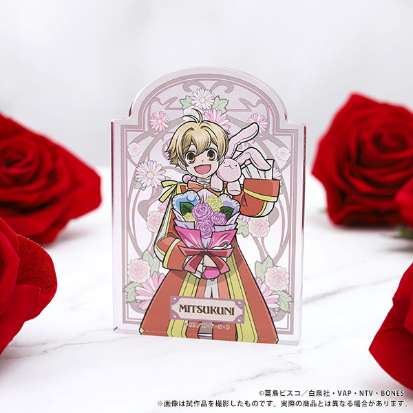 (Goods - Acrylic Block) Ouran High School Host Club Bouquet For You! Acrylic Block Mitsukuni Haninozuka