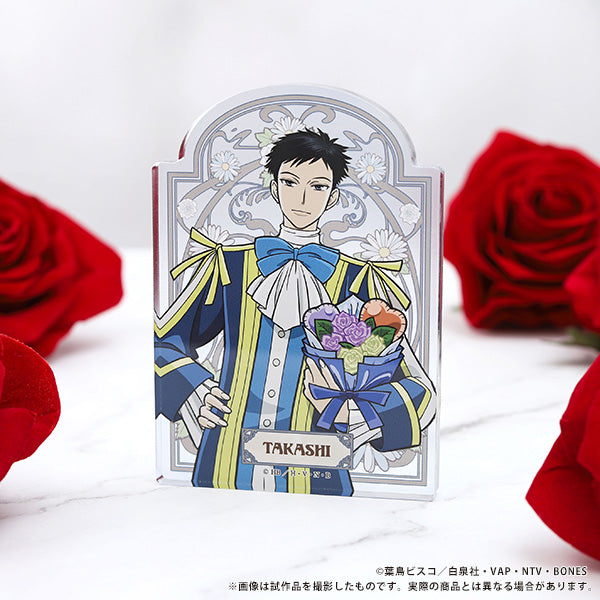 (Goods - Acrylic Block) Ouran High School Host Club Bouquet For You! Acrylic Block Takashi Morinozuka