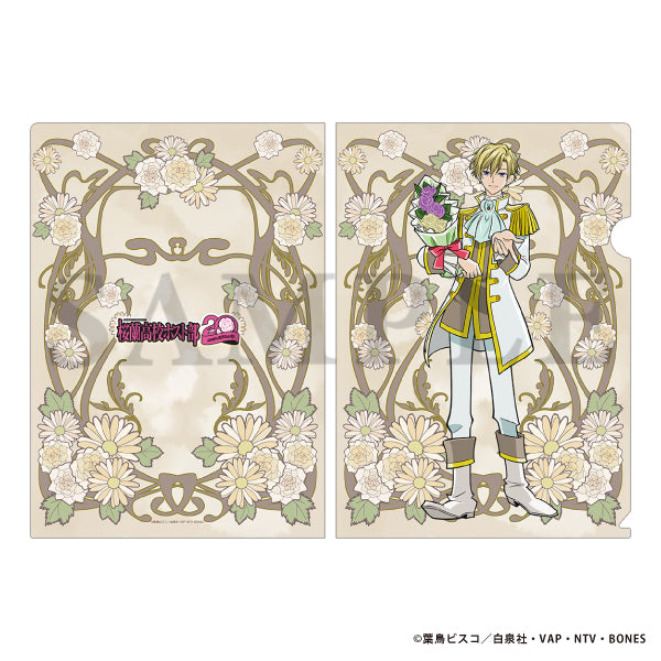(Goods - Clear File) Ouran High School Host Club Bouquet For You! Clear File Tamaki Suou