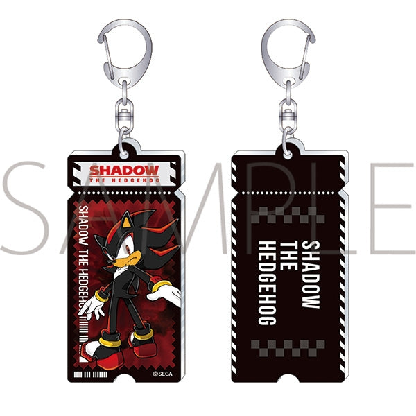 (Goods - Keychain) Sonic X Acrylic Keychain Shadow