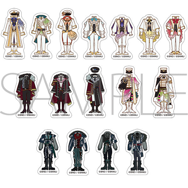 (Goods - Sticker) IDOLiSH7 Flake Sticker / 8th Anniversary Costume