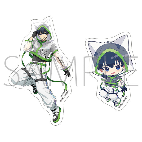 (Goods - Sticker) Blue Lock Season 2 Sticker Set / Yoichi Isagi Cyber Cat