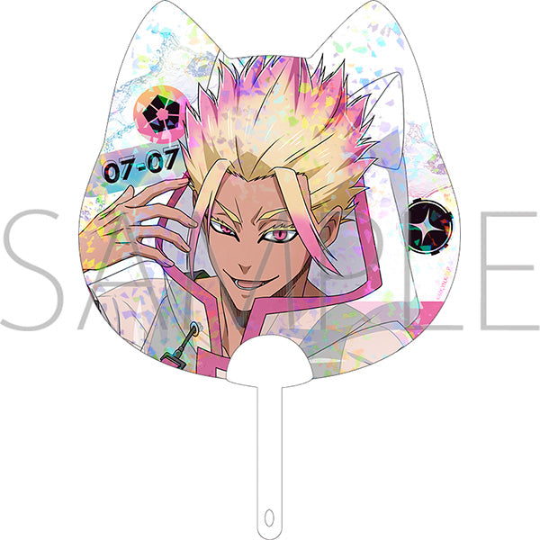 (Goods - Uchiwa Fan) Blue Lock Season 2 Clear Uchiwa Fan / Ryusei Shido Cyber Cat