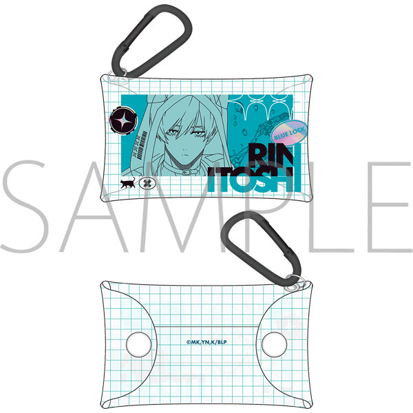 (Goods - Pouch) Blue Lock Season 2 Clear Pouch w/Carabiner / Rin Itoshi Cyber Cat