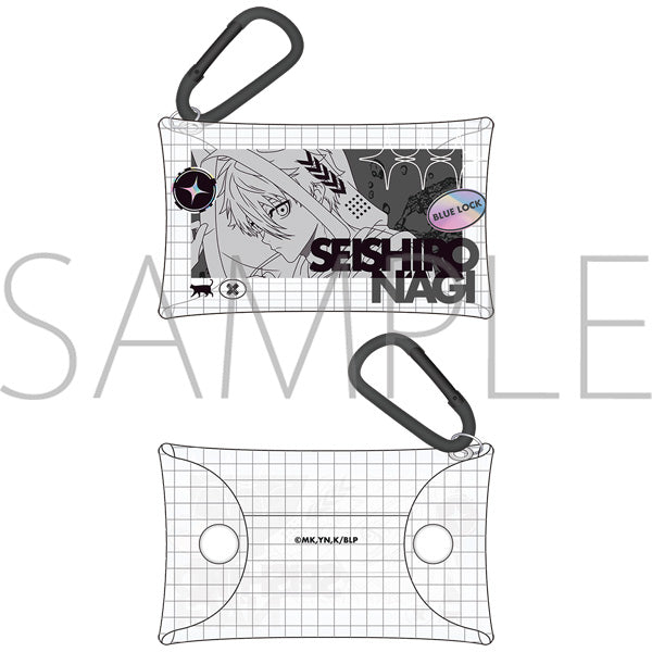 (Goods - Pouch) Blue Lock Season 2 Clear Pouch w/Carabiner / Seishiro Nagi Cyber Cat