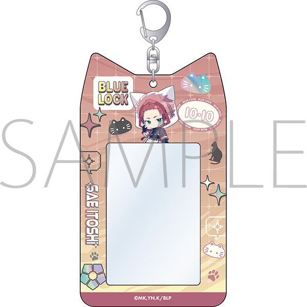 (Goods - Card Holder) Blue Lock Season 2 Cat Ears-shaped Card Holder / Sae Itoshi Cyber Cat