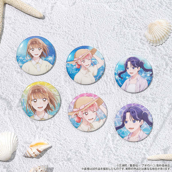 (Goods - Badge) Blue Box Glitter Chara Badge Collection ~Summer Colors~ (Blind Box -Single)