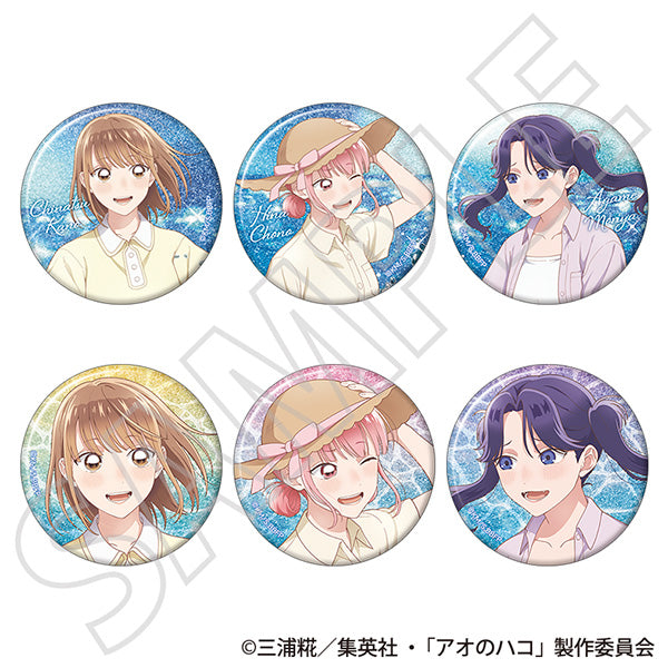 (Goods - Badge) Blue Box Glitter Chara Badge Collection ~Summer Colors~ (Blind Box -Single)