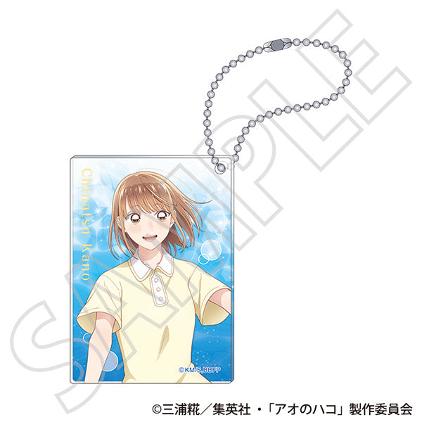 (Goods - Keychain) Blue Box Acrylic Block Keychain / Chinatsu Kano ~Summer Colors~