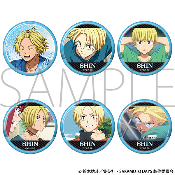 (Goods - Badge) SAKAMOTO DAYS Lots of Shin Asakura Chara Badge Collection / vol. 2 (Blind Box -Single)