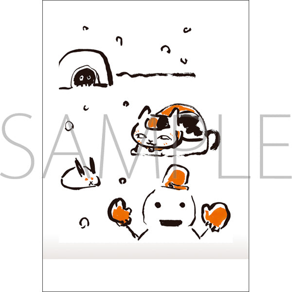 (Goods - Bromide) Natsume's Book of Friends (Natsume Yuujinchou) PashaColle / Nyanko Sensei (30 Types Total) (Blind Box -Single)
