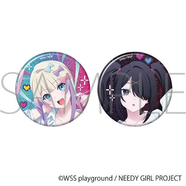 (Goods - Badge) NEEDY GIRL OVERDOSE Glitter Badge Set