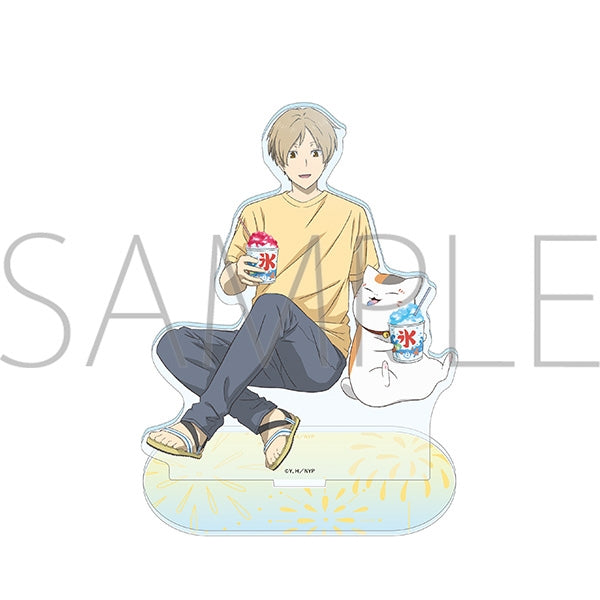 (Goods - Acrylic Stand) Natsume's Book of Friends Acrylic Stand Takashi Natsume & Nyanko: Summer Ver.