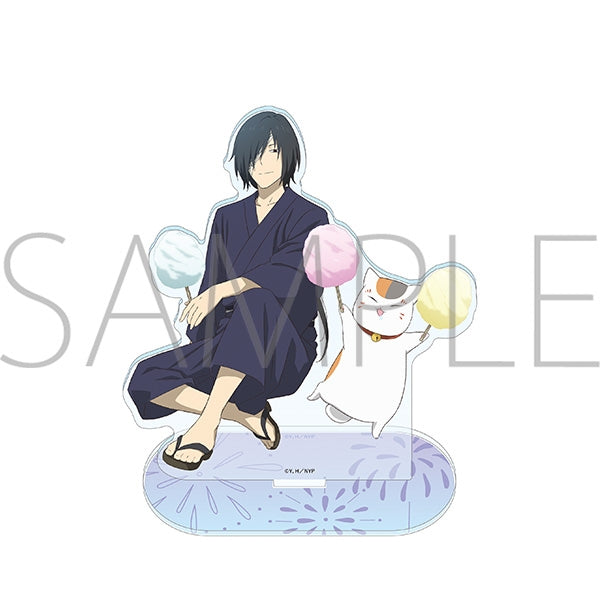(Goods - Acrylic Stand) Natsume's Book of Friends Acrylic Stand Seiji Matoba & Nyanko Sensei: Summer Ver.