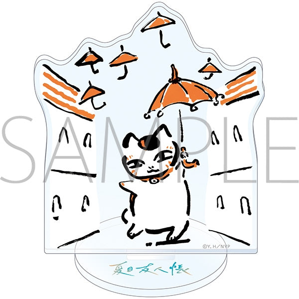 (Goods - Acrylic Stand) Natsume's Book of Friends Acrylic Stand Nyanko: Umbrella