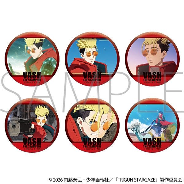 (Goods - Badge) TRIGUN Foil Stamped Badge Vash(Blind Box -Single)