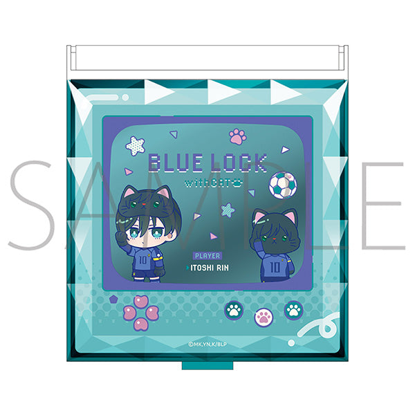 (Goods - Mirror) Blue Lock Season 2 withCAT illustration Ver. Jewel Mirror / Rin Itoshi