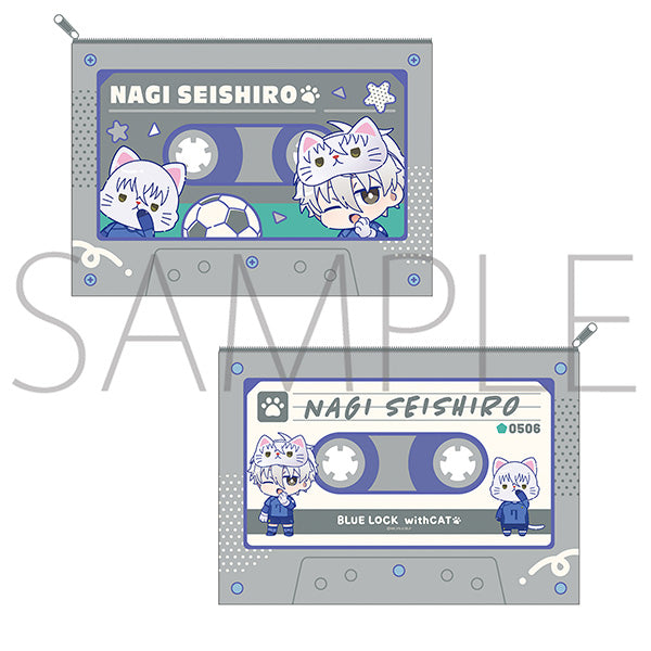 (Goods - Pouch) Blue Lock Season 2 withCAT illustration Ver. Clear Pouch / Seishiro Nagi