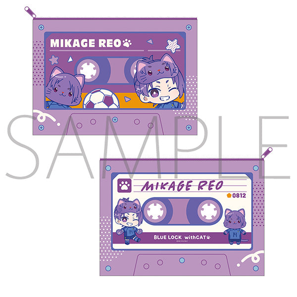 (Goods - Pouch) Blue Lock Season 2 withCAT illustration Ver. Clear Pouch / Reo Mikage