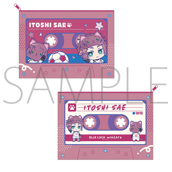 (Goods - Pouch) Blue Lock Season 2 withCAT illustration Ver. Clear Pouch / Sae Itoshi