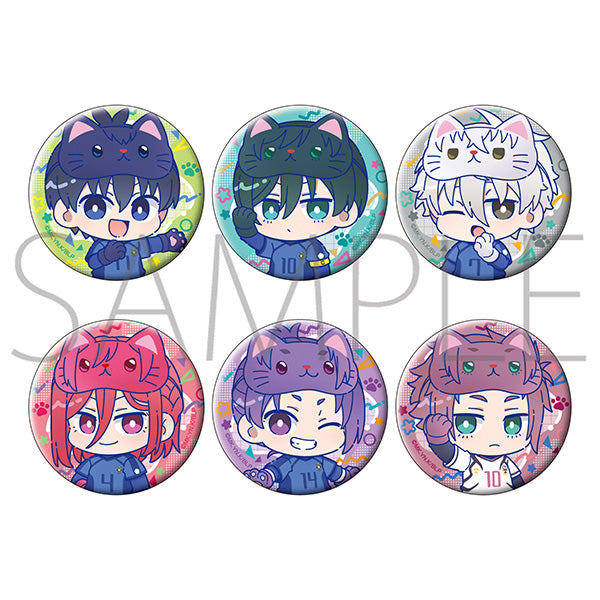 (Goods - Badge) Blue Lock Season 2 withCAT illustration Ver. Chara Badge Collection (Blind Box -Single)
