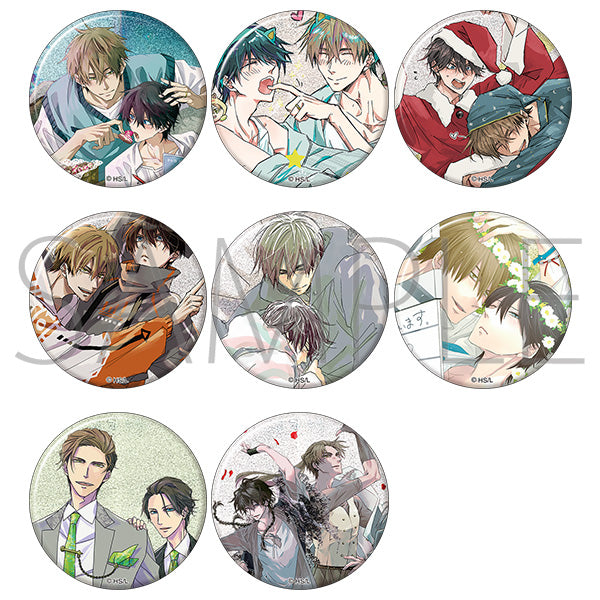 (Goods - Badge) DAKAICHI: I'm being harassed by the sexiest man of the year (Dakaretai Otoko 1-i ni Odosareteimasu.) Oshi Couple Badge Collection (Blind Box -Single)